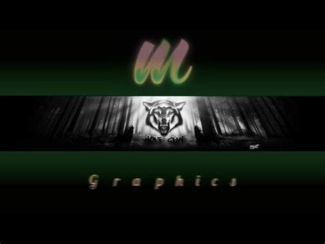 MXLEZ Graphics | Youtube Banner Design for Wolf Clan ...