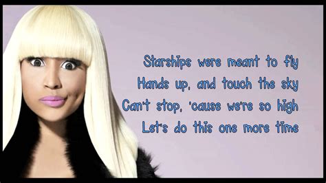 Nicki Minaj  Starships lyrics  Clean Version    YouTube