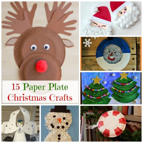 Paper Plate Christmas Crafts   How Wee Learn