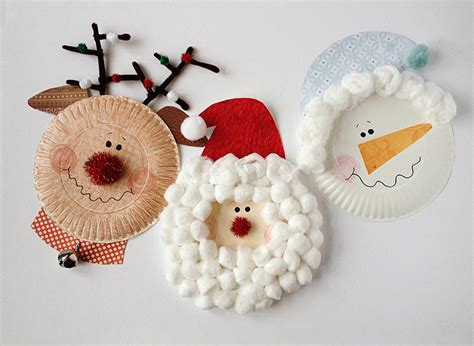 Paper Plate Christmas Crafts   U Create