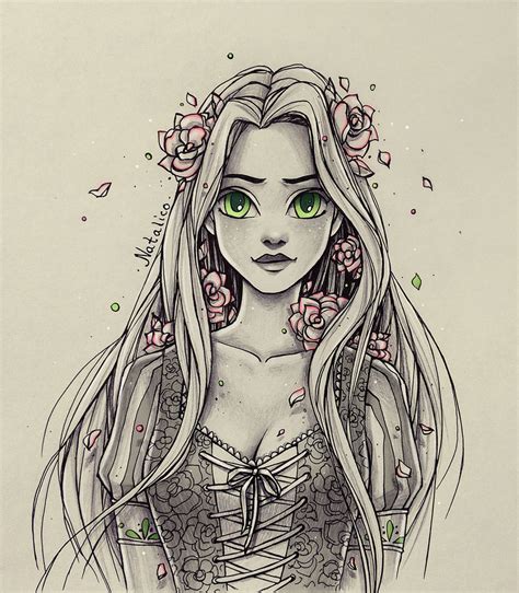 Roses in the hair by natalico on DeviantArt
