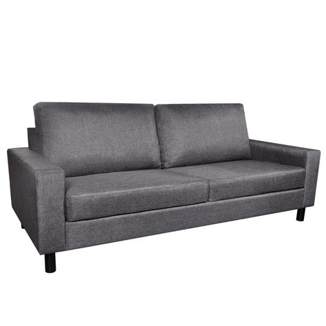 Set dos sofás de 2 y 3 plazas, color gris oscuro tienda ...