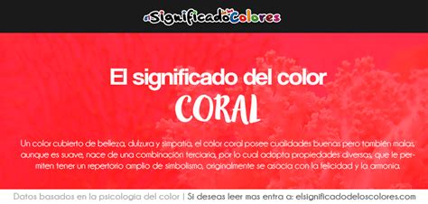 Significado del Color Coral
