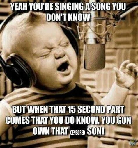 Singing a song you don’t know | Funny Pictures, Quotes ...