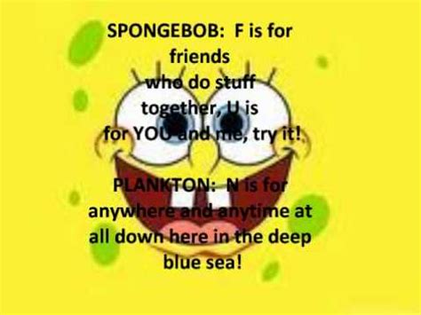 spongebob fun song   YouTube