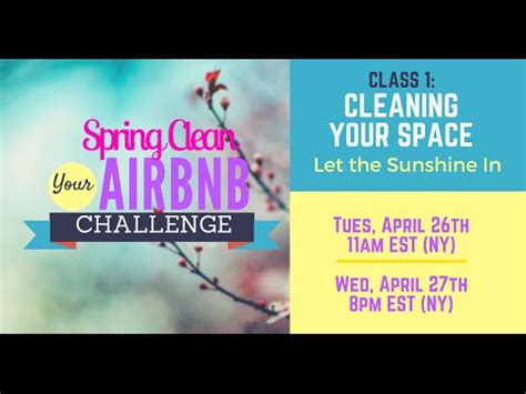 Spring Clean Your Airbnb Challenge: Your Space   YouTube