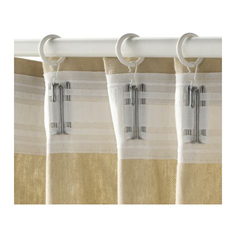 SYRLIG Anilla para cortina+clip/gancho   blanco   IKEA