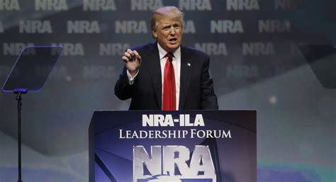 Trump to speak at NRA s April leadership forum   POLITICO