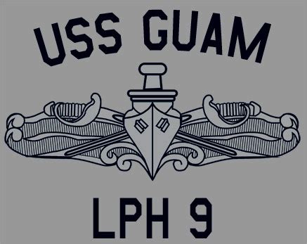 US Navy USS Guam LPH 9 T Shirt | eBay