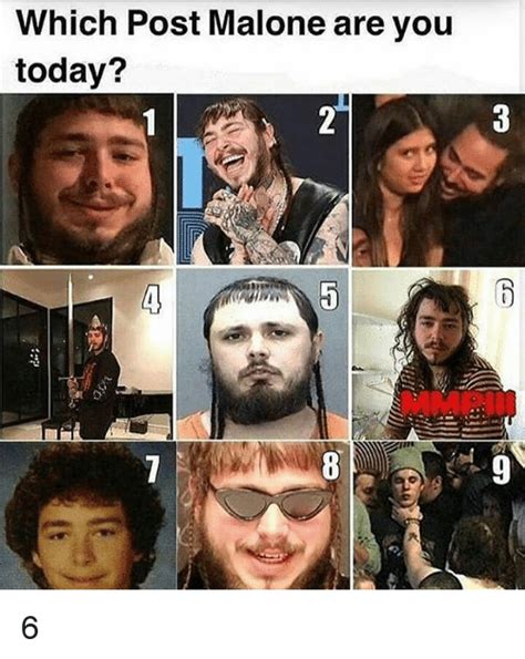 Which Post Malone Are You Today? MMPI 6 | Meme on me.me