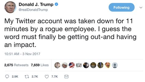 Why was Donald Trump s Twitter account suspended? Employee ...