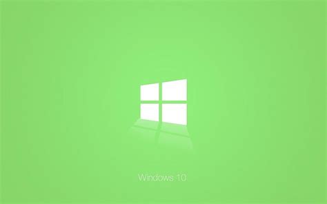 Windows 10 Verde fondo de pantalla fondos de pantalla gratis